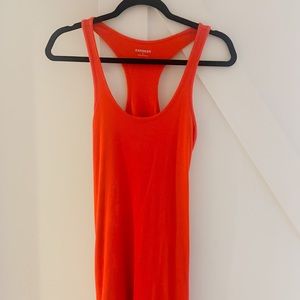 Express, Size Small, Coral,  Ribbed Racerback Tank Dress